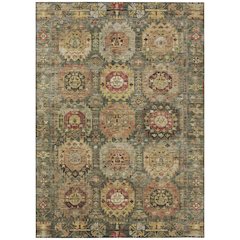 Machine Washable Indoor/Outdoor Chantille ACN2024 Aloe 5' x 7'6" Rug