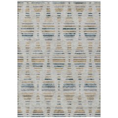 Machine Washable Indoor/Outdoor Chantille ACN2027 Linen 5' x 7'6" Rug