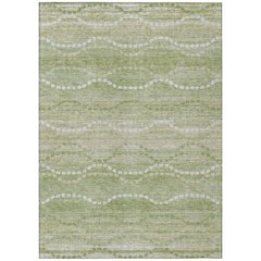Machine Washable Indoor/Outdoor Chantille ACN2030 Sage 5' x 7'6" Rug