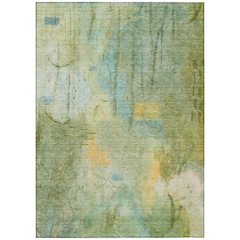 Machine Washable Indoor/Outdoor Chantille ACN2032 Sage 5' x 7'6" Rug