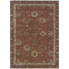 Machine Washable Indoor/Outdoor Chantille ACN2045 Paprika 5' x 7'6" Rug