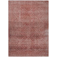 Machine Washable Indoor/Outdoor Chantille ACN2060 Pink 5' x 7'6" Rug