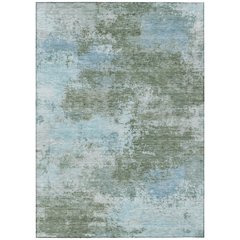 Machine Washable Indoor/Outdoor Chantille ACN2065 Sage 5' x 7'6" Rug