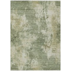 Machine Washable Indoor/Outdoor Chantille ACN2066 Sage 5' x 7'6" Rug