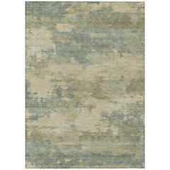 Machine Washable Indoor/Outdoor Chantille ACN2075 Seafoam 5' x 7'6" Rug