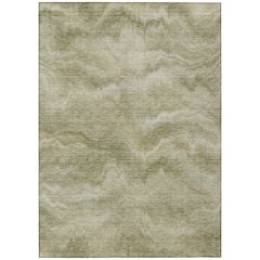 Machine Washable Indoor/Outdoor Chantille ACN2095 Sage 5' x 7'6" Rug