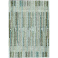 Machine Washable Indoor/Outdoor Chantille ACN2102 Aloe 5' x 7'6" Rug