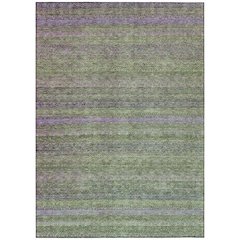Machine Washable Indoor/Outdoor Chantille ACN2106 Olive 5' x 7'6" Rug
