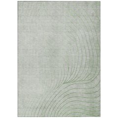 Machine Washable Indoor/Outdoor Chantille ACN2107 Aloe 5' x 7'6" Rug