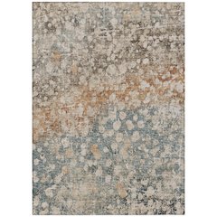 Machine Washable Indoor/Outdoor Chantille ACN2113 Putty 5' x 7'6" Rug