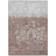 Machine Washable Indoor/Outdoor Chantille ACN2119 Paprika 5' x 7'6" Rug