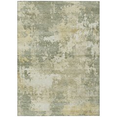 Machine Washable Indoor/Outdoor Chantille ACN2142 Sage 5' x 7'6" Rug