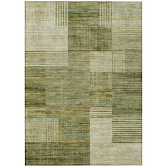Machine Washable Indoor/Outdoor Chantille ACN2149 Aloe 5' x 7'6" Rug
