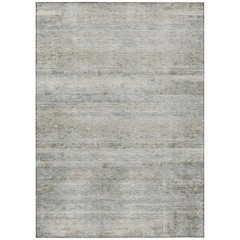 Machine Washable Indoor/Outdoor Chantille ACN2154 Granite 5' x 7'6" Rug