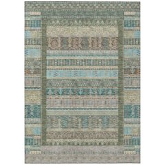 Machine Washable Indoor/Outdoor Chantille ACN2160 Aloe 5' x 7'6" Rug