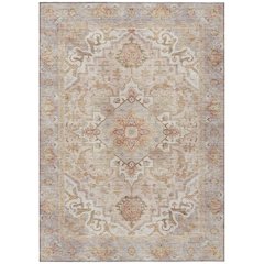 Machine Washable Indoor/Outdoor Chantille ACN2163 Coral 5' x 7'6" Rug