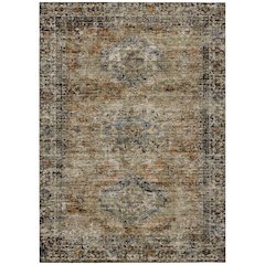 Machine Washable Indoor/Outdoor Chantille ACN2170 Copper 5' x 7'6" Rug