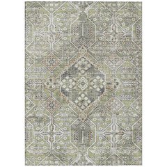 Machine Washable Indoor/Outdoor Chantille ACN2197 Aloe 5' x 7'6" Rug