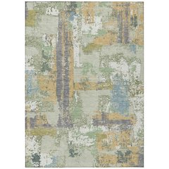 Machine Washable Indoor/Outdoor Chantille ACN2212 Aloe 5' x 7'6" Rug
