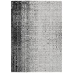 Machine Washable Indoor/Outdoor Chantille ACN2240 Gray 5' x 7'6" Rug