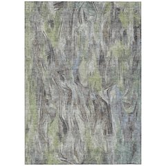 Machine Washable Indoor/Outdoor Chantille ACN2269 Green 5' x 7'6" Rug