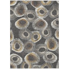 Machine Washable Indoor/Outdoor Chantille ACN2278 Gray 5' x 7'6" Rug