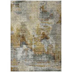 Machine Washable Indoor/Outdoor Chantille ACN2300 Brown 5' x 7'6" Rug