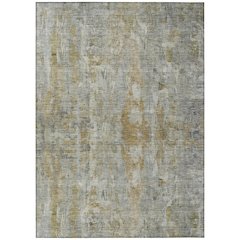 Machine Washable Indoor/Outdoor Chantille ACN2310 Gray 5' x 7'6" Rug