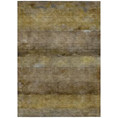 Machine Washable Indoor/Outdoor Chantille ACN2311 Brown 5' x 7'6" Rug