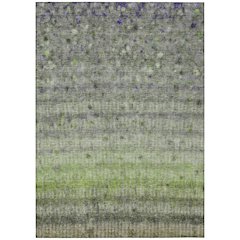 Machine Washable Indoor/Outdoor Chantille ACN2315 Green 5' x 7'6" Rug