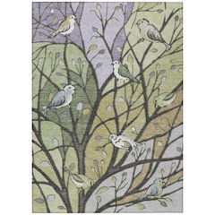 Machine Washable Indoor/Outdoor Chantille ACN2336 Green 5' x 7'6" Rug