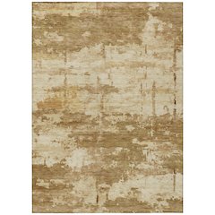 Machine Washable Indoor/Outdoor Chantille ACN2362 Brown 5' x 7'6" Rug
