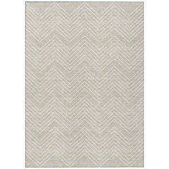 Machine Washable Indoor/Outdoor Chantille ACN2390 Brown 5' x 7'6" Rug