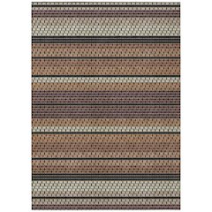 Machine Washable Indoor/Outdoor Chantille ACN2427 Orange 5' x 7'6" Rug