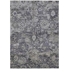 Machine Washable Indoor/Outdoor Chantille ACN2430 Purple 5' x 7'6" Rug