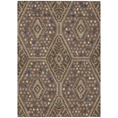 Machine Washable Indoor/Outdoor Chantille ACN2457 Brown 5' x 7'6" Rug