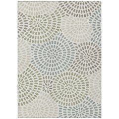 Machine Washable Indoor/Outdoor Chantille ACN2492 Ivory 5' x 7'6" Rug
