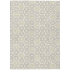 Machine Washable Indoor/Outdoor Chantille ACN2559 Ivory 5' x 7'6" Rug