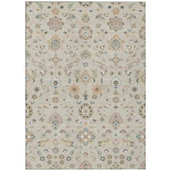 Machine Washable Indoor/Outdoor Chantille ACN2585 Brown 5' x 7'6" Rug