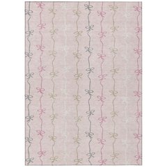 Machine Washable Indoor/Outdoor Chantille ACN2593 Pink 5' x 7'6" Rug