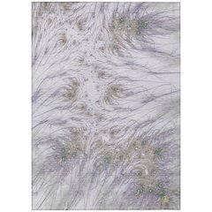 Machine Washable Indoor/Outdoor Chantille ACN2599 Purple 5' x 7'6" Rug