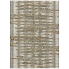 Machine Washable Indoor/Outdoor Chantille ACN2642 Brown 5' x 7'6" Rug