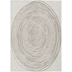 Machine Washable Indoor/Outdoor Chantille ACN2647 Ivory 5' x 7'6" Rug