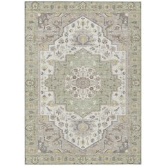 Machine Washable Indoor/Outdoor Chantille ACN2674 Green 5' x 7'6" Rug