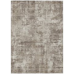 Machine Washable Indoor/Outdoor Chantille ACN2693 Brown 5' x 7'6" Rug