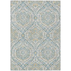 Machine Washable Indoor/Outdoor Chantille ACN2703 Ivory 5' x 7'6" Rug