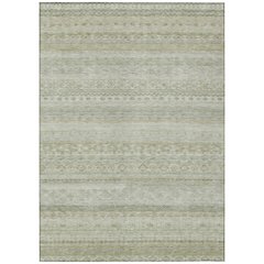 Machine Washable Indoor/Outdoor Chantille ACN2722 Brown 8' x 10' Rug