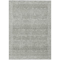 Machine Washable Indoor/Outdoor Chantille ACN2725 Brown 8' x 10' Rug