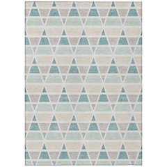 Machine Washable Indoor/Outdoor Chantille ACN2733 Green 8' x 10' Rug