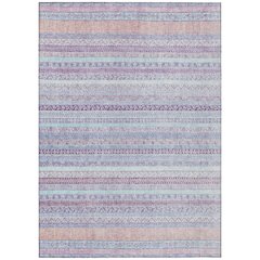 Machine Washable Indoor/Outdoor Chantille ACN2742 Pink 8' x 10' Rug